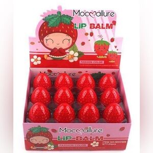 Dozen Strawberry Lip Balm Set
